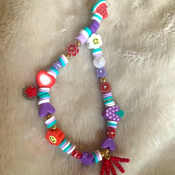 Polymer clay phone charm — handmade - Picture 1 of 1